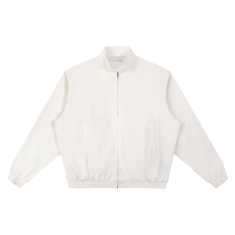 Unisex Stand Collar Bomber Jacket – Casual Streetwear
